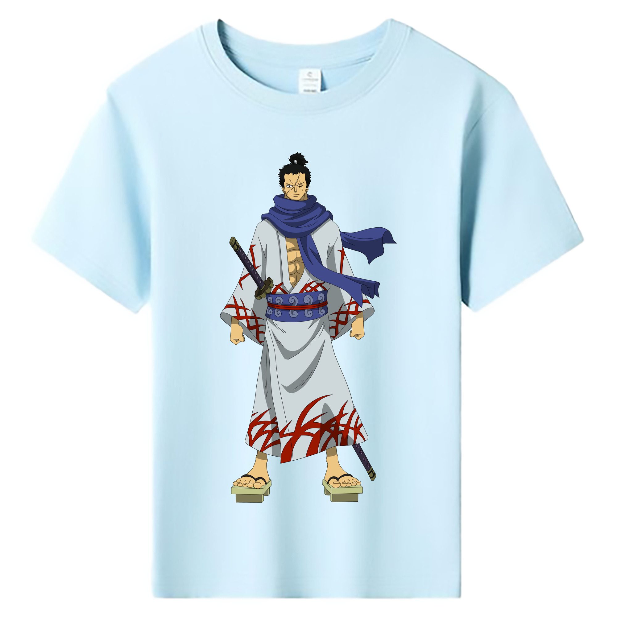 ワンピース ロロノア・ゾロ ONE PIECE Roronoa Zoro 綿100％キッズTシャツ（フロントプリント）